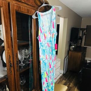 NWT Size Large Lilly Pulitzer Kerri Maxi Dress